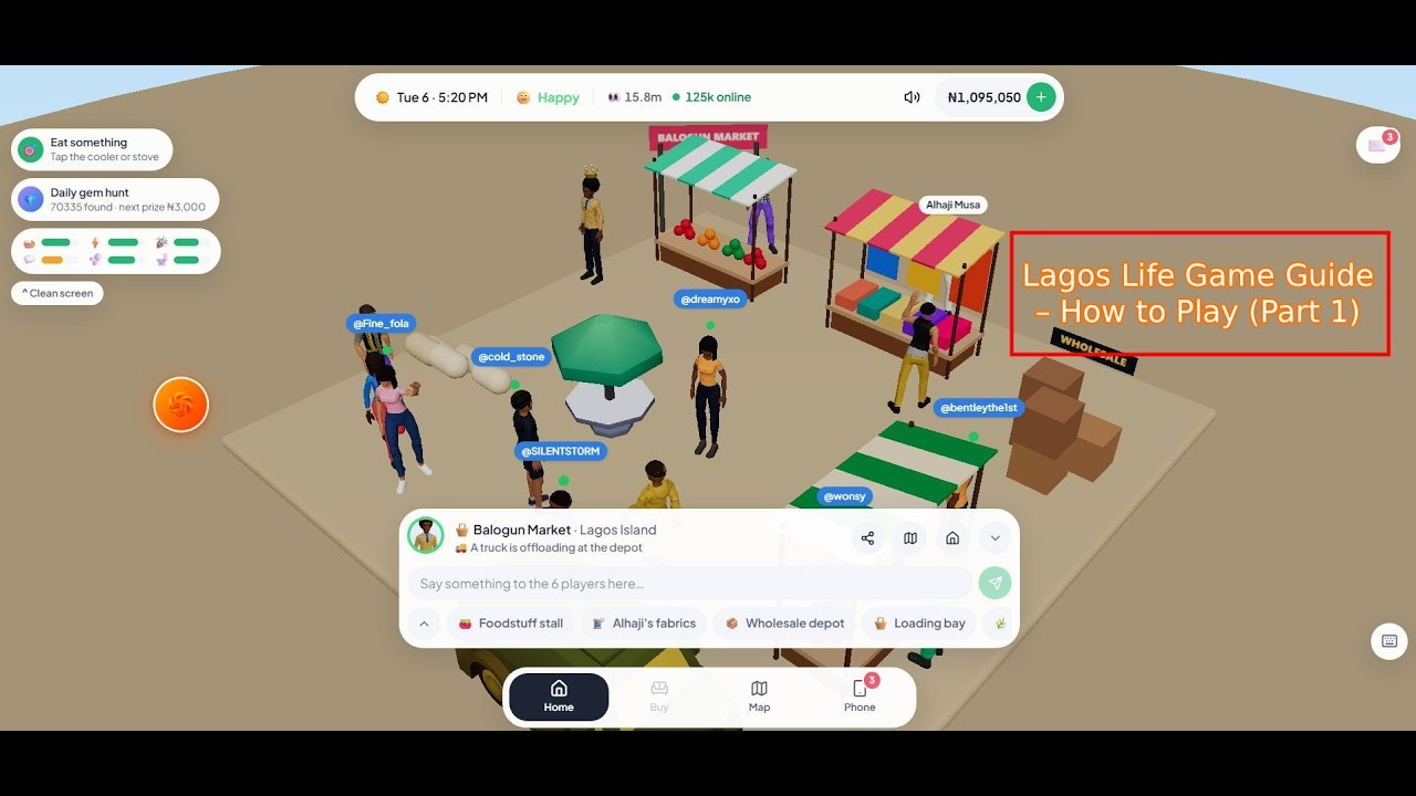 How to Play Lagos life Game Part 1 video cover by StigToon